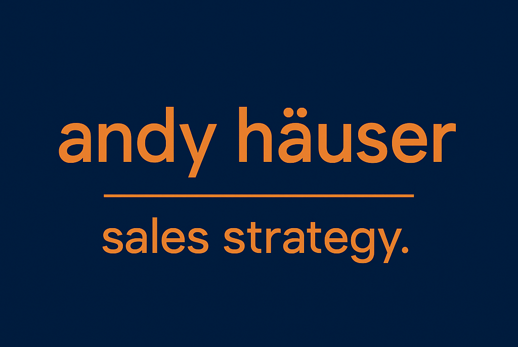 Logo andy häuser | sales strategy.